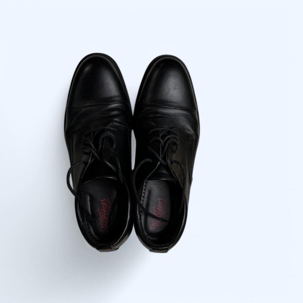 Men's Black Oxford Dexter dress shoes‎ size 9.5